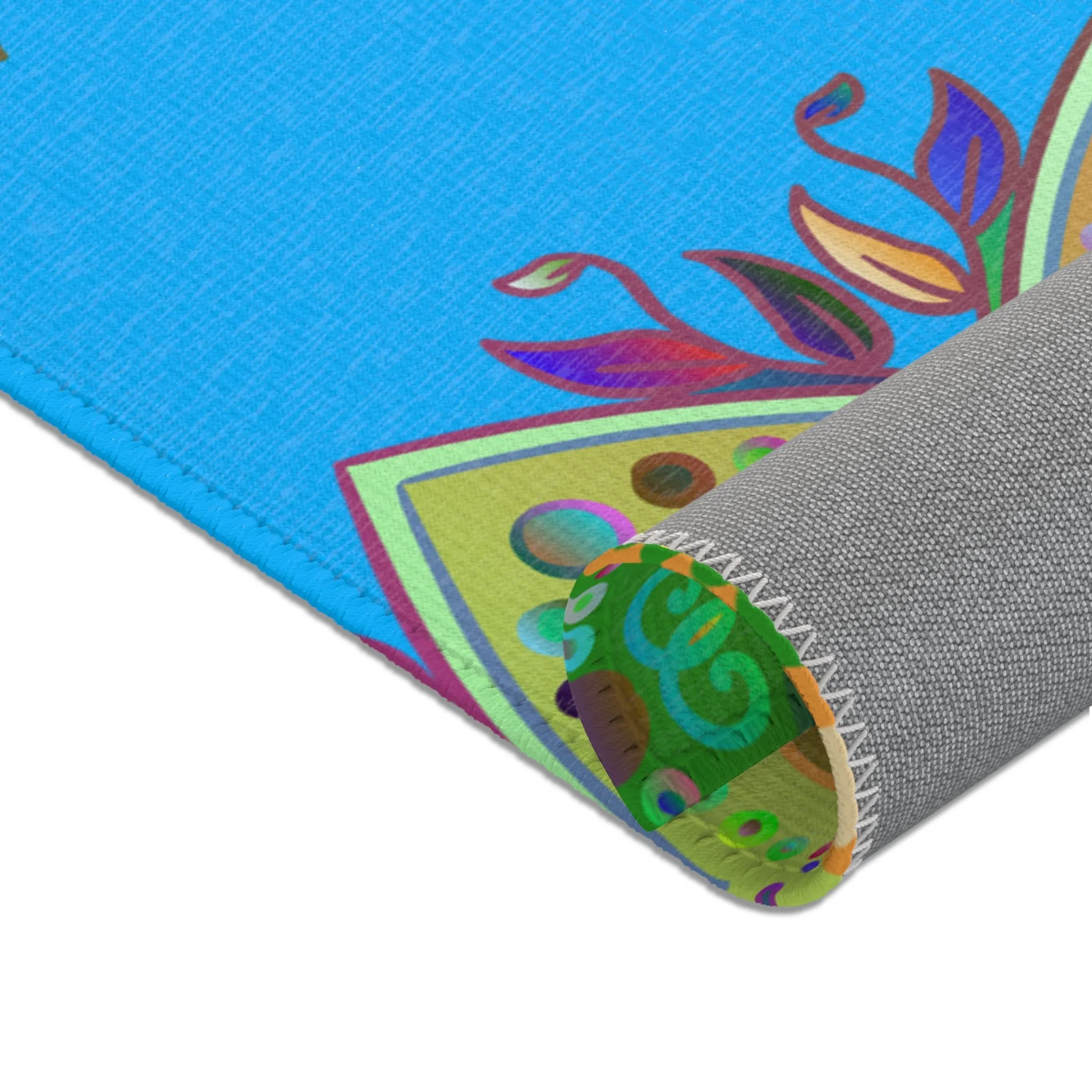 Area Rugs Featuring Hand-Drawn Mandala Designs