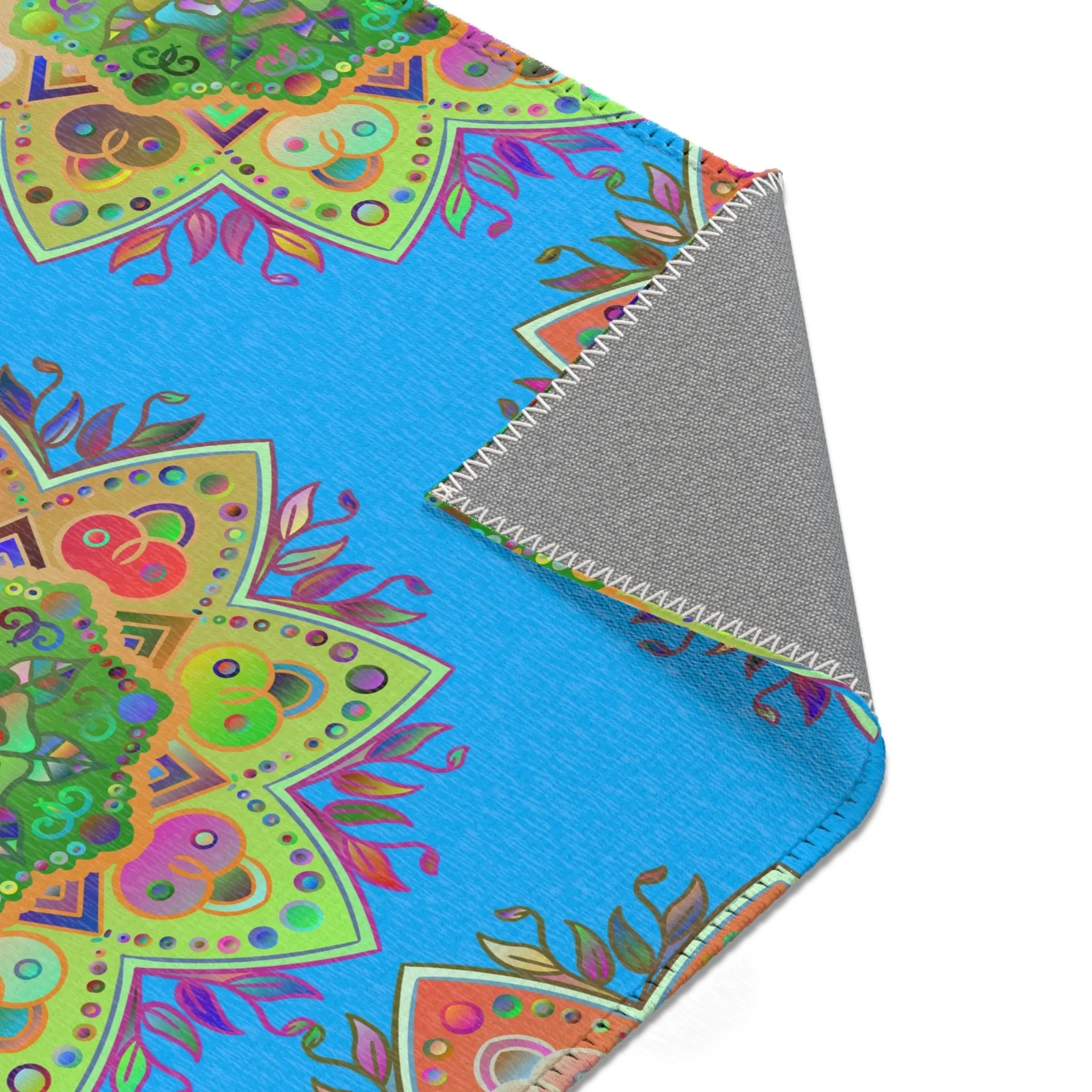 Area Rugs Featuring Hand-Drawn Mandala Designs