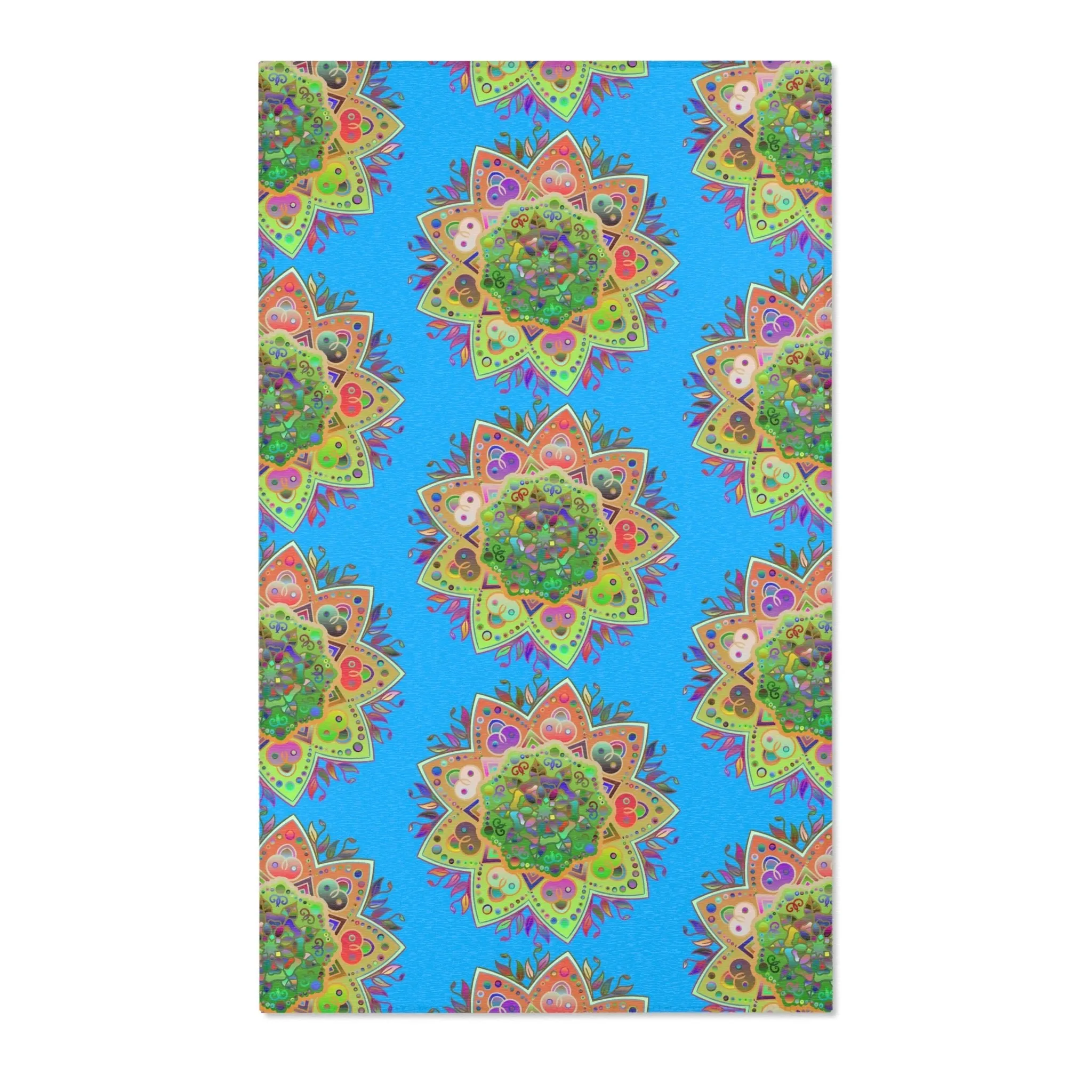 Area Rugs Featuring Hand-Drawn Mandala Designs