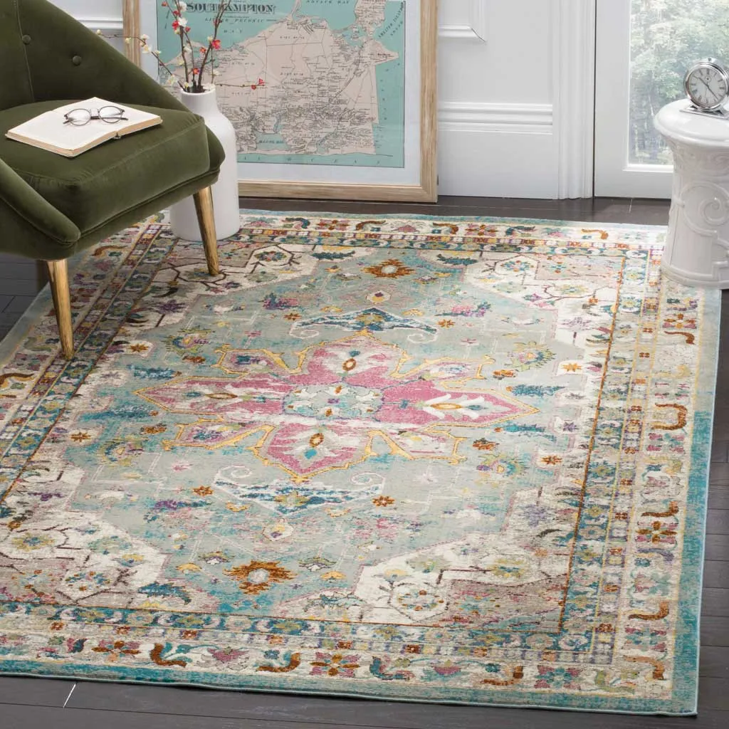 Aria Green/Creme Area Rug
