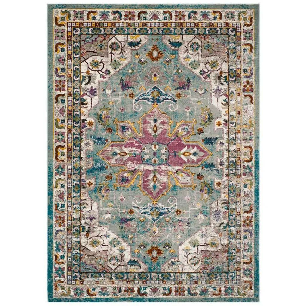 Aria Green/Creme Area Rug