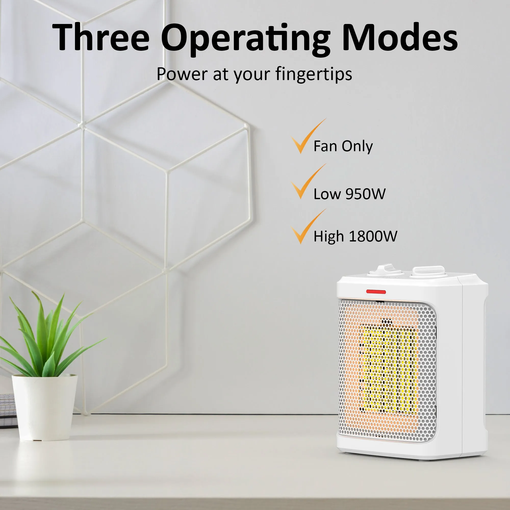 AROVEC 1800W Ceramic Space Heater, AVHT-FC180N
