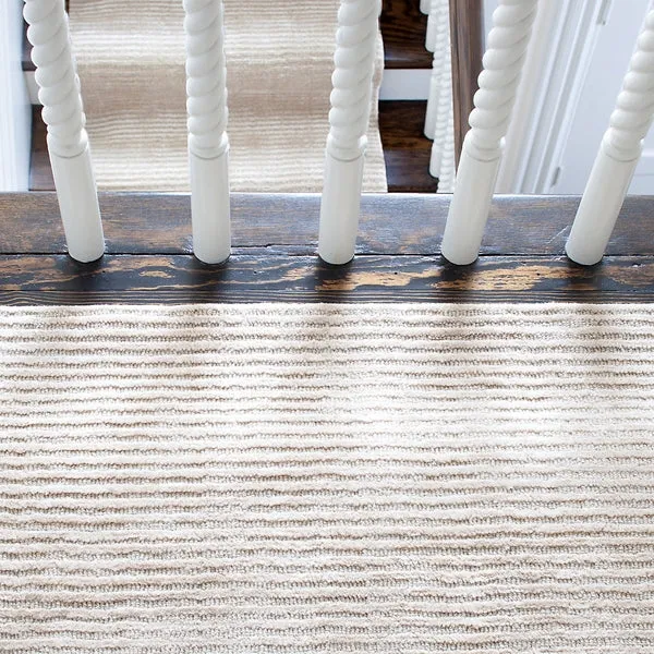 AS - Cut Stripe Wool / Viscose Rug