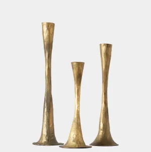 Ashraf Iron Candle Holder from Olsson & Jensen, Sweden - Gold