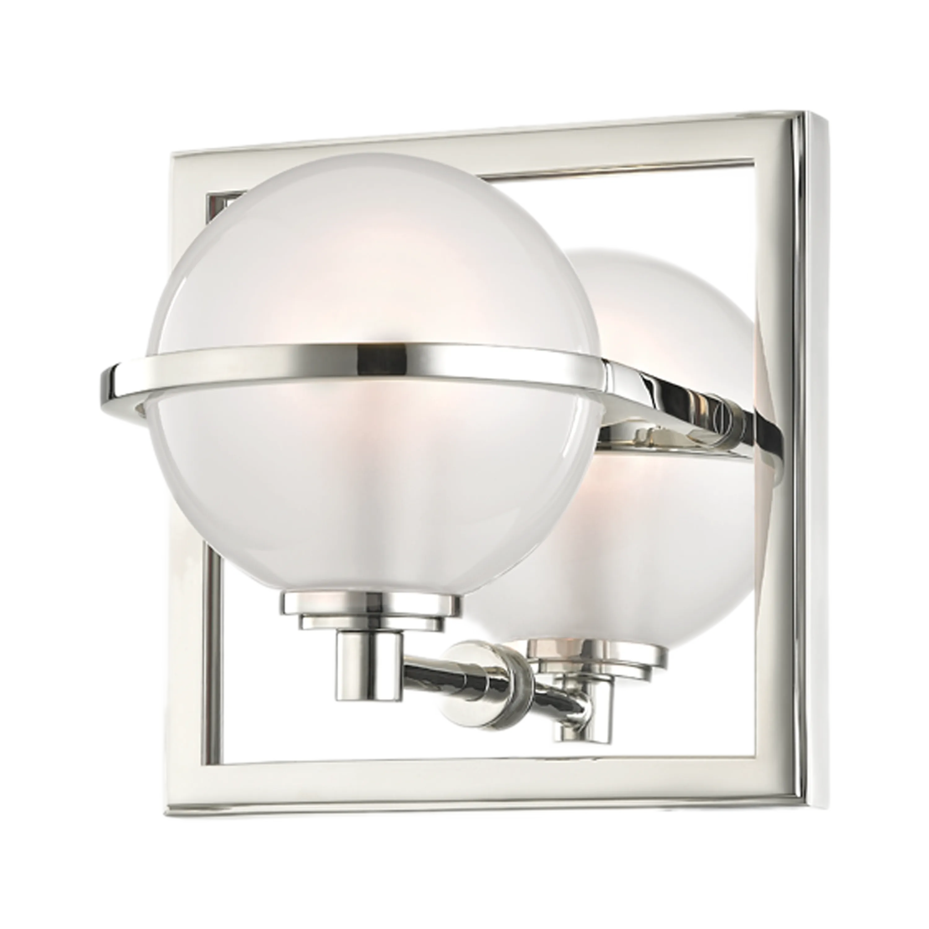 Axiom Wall Light - Polished Nickel