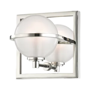 Axiom Wall Light - Polished Nickel