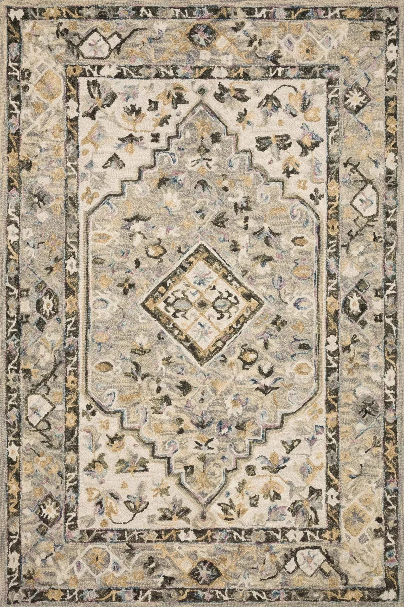 Beatty BEA-01 Grey/Ivory Rug