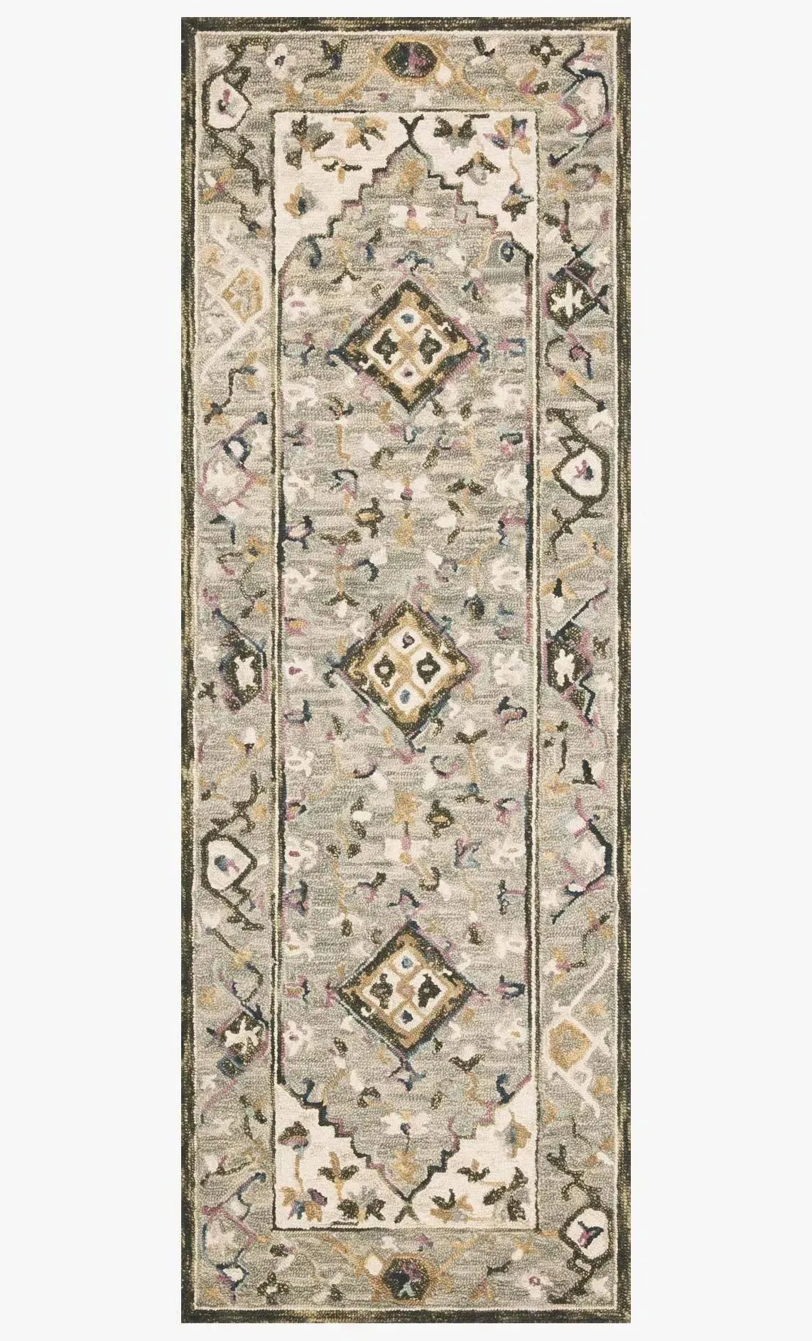 Beatty BEA-01 Grey/Ivory Rug