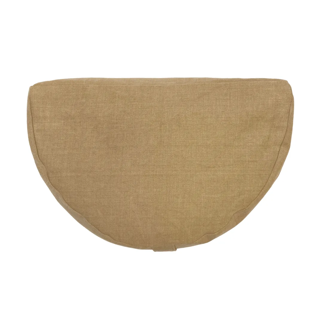 Beige Crescent Meditation Zafu