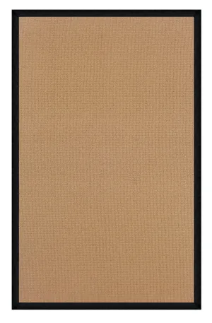 Benzara 6 x 4 Feet Hand Finish Wool Rug with Latex Bottom Layer, Brown and Black