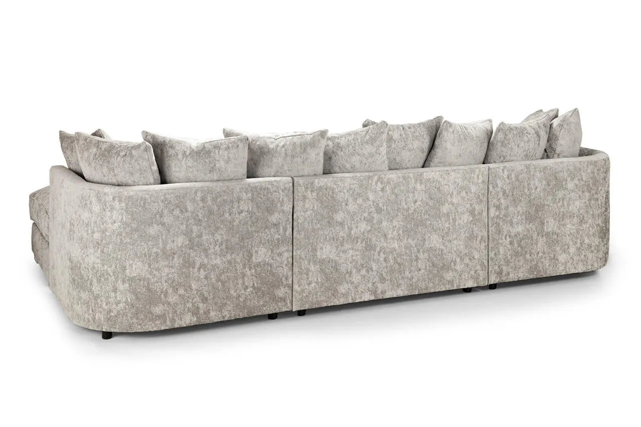 Bishop Scatterback Sofa - Truffle U Shape Corner - 332 x 200 x 200 CM