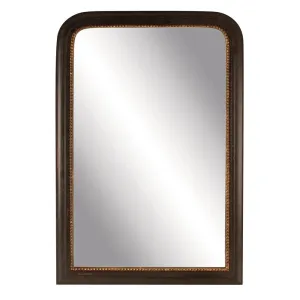 Black Beaded Mirror Medium 92 cm