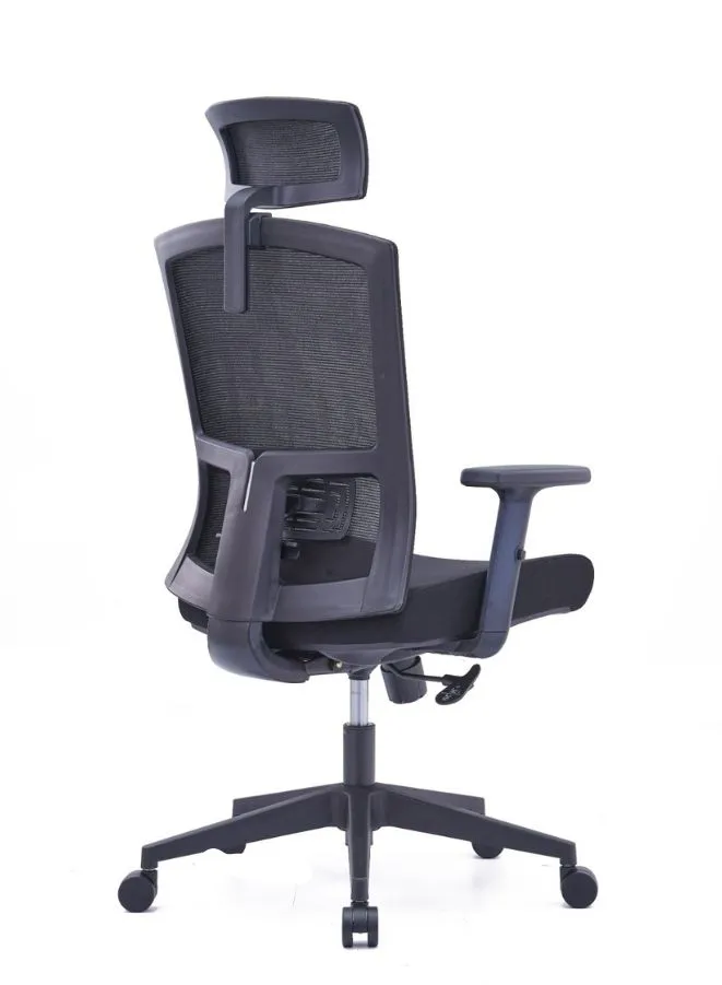 Black Mesh Office Chair for Executives and Managers, Office, Home and Reception Use