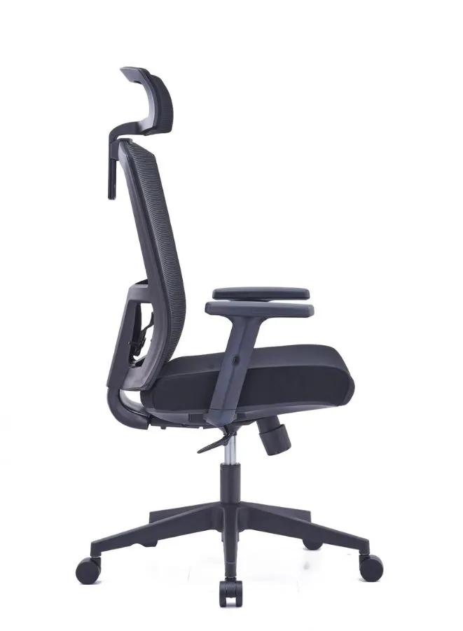 Black Mesh Office Chair for Executives and Managers, Office, Home and Reception Use