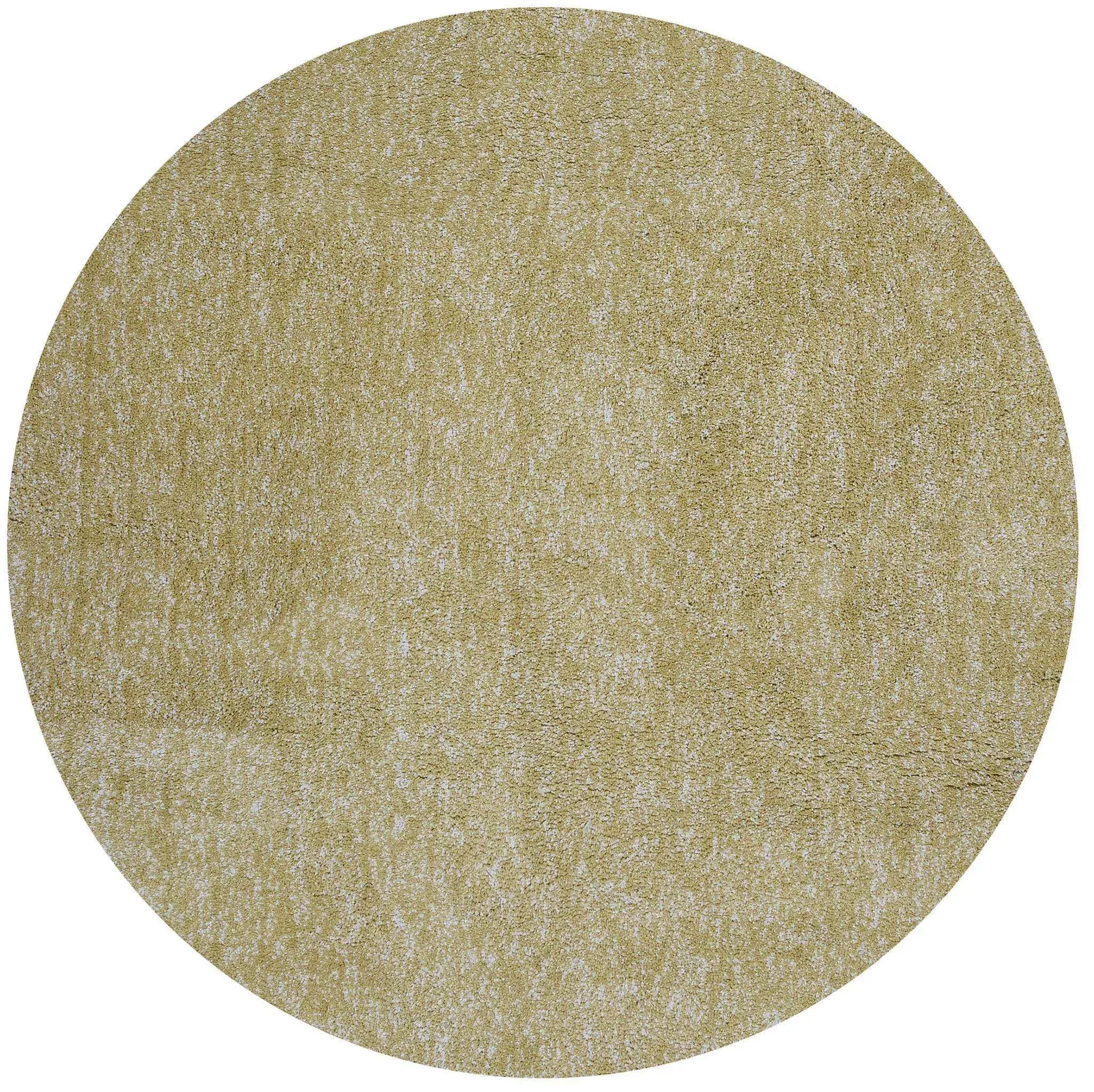 Bliss 1586 Shag Heather Yellow Rug