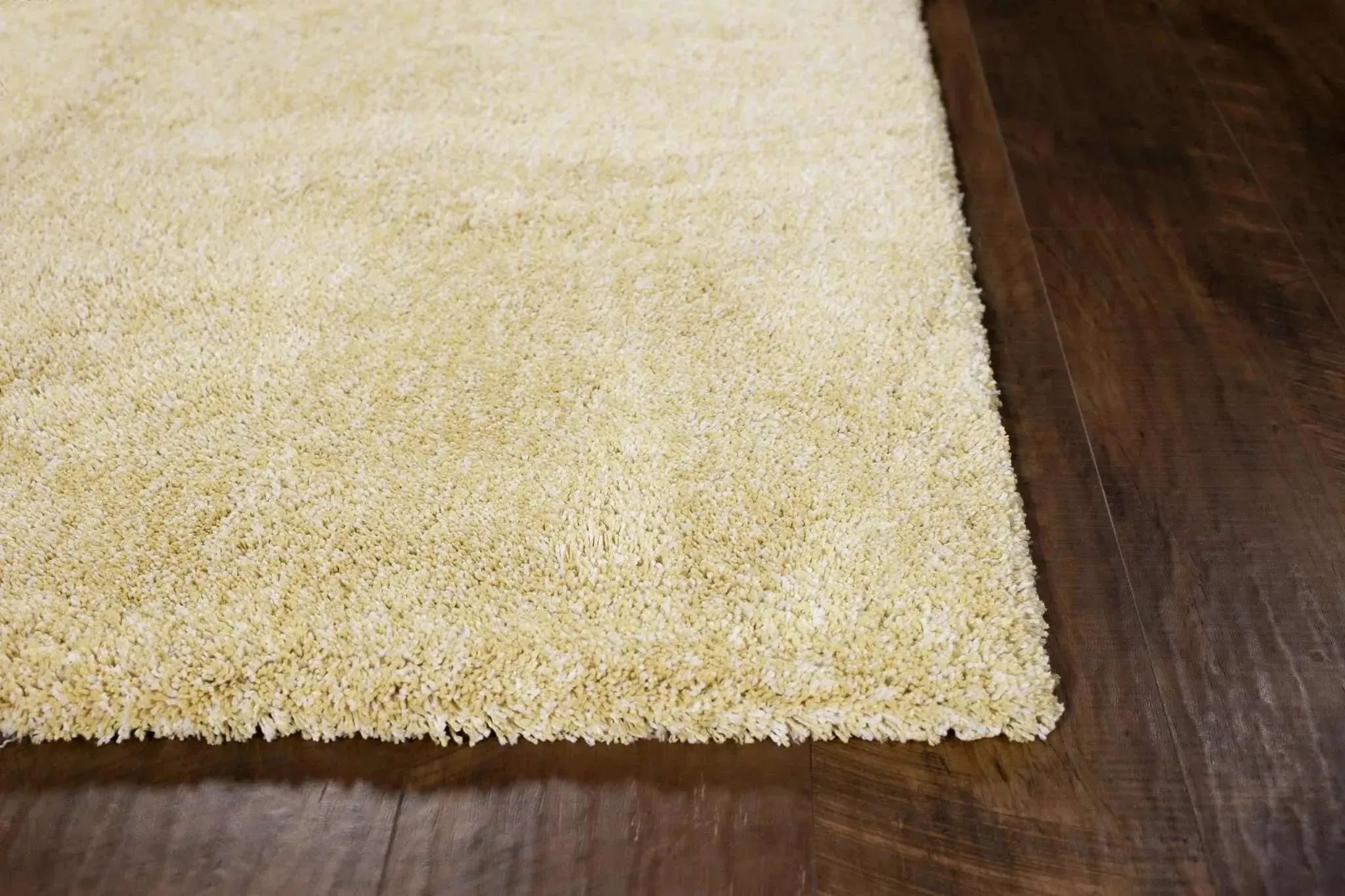 Bliss 1586 Shag Heather Yellow Rug