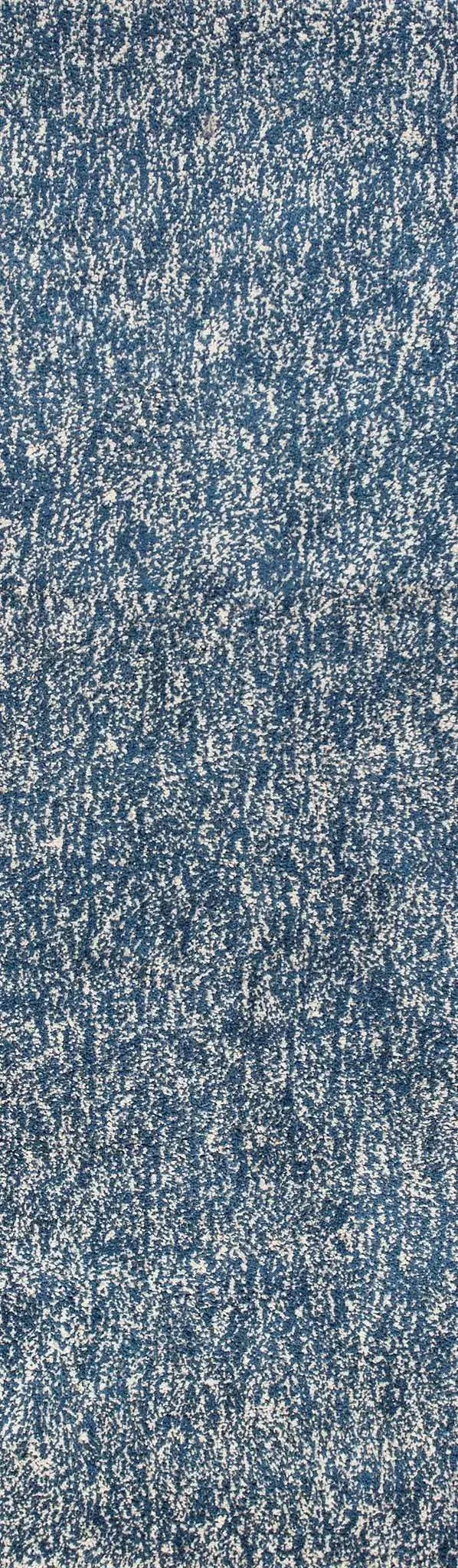 Bliss 1589 Shag Indigo/Ivory Heather Rug