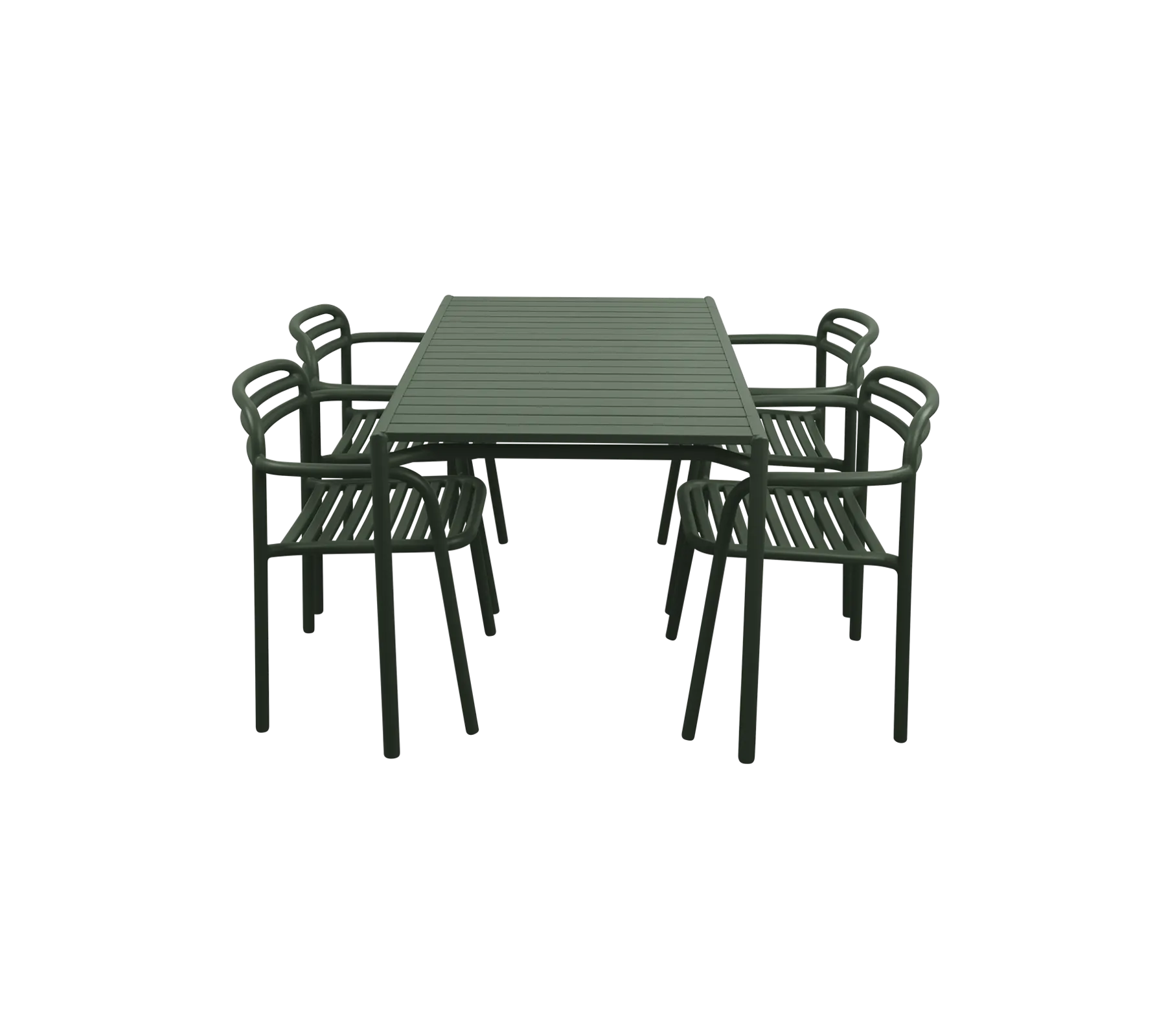 Bliss rect. dining table incl. 4 Bliss armchairs
