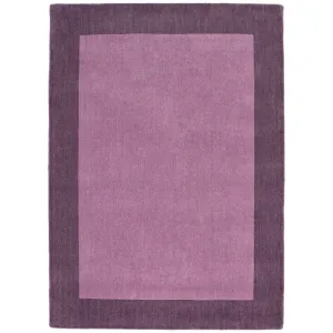 Borders Rug Mauve