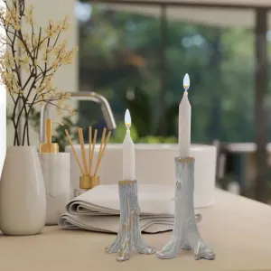 Candlesticks - Set of 2 - Shabby Chic - Boho Style - Modern Luxury - Home Decor - Home Accessories