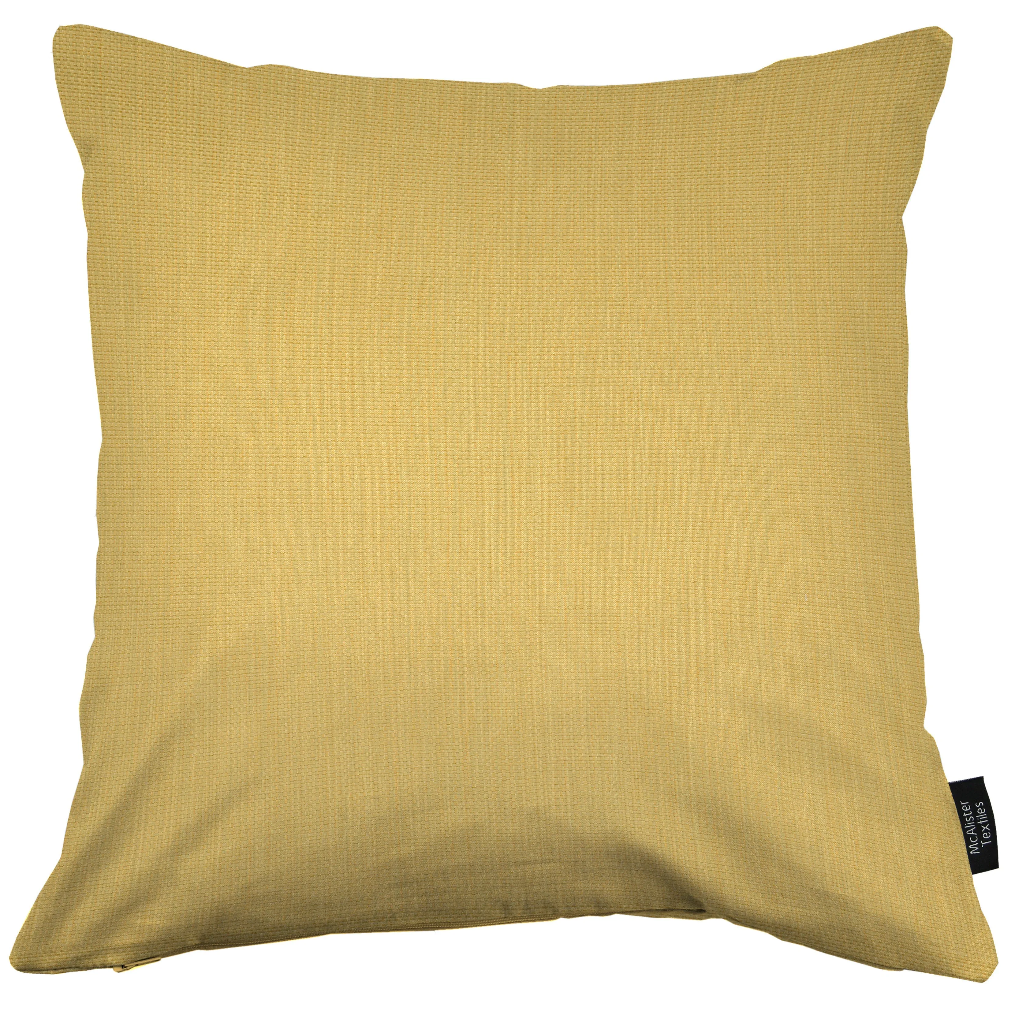 Capri Ochre Yellow Plain Cushion