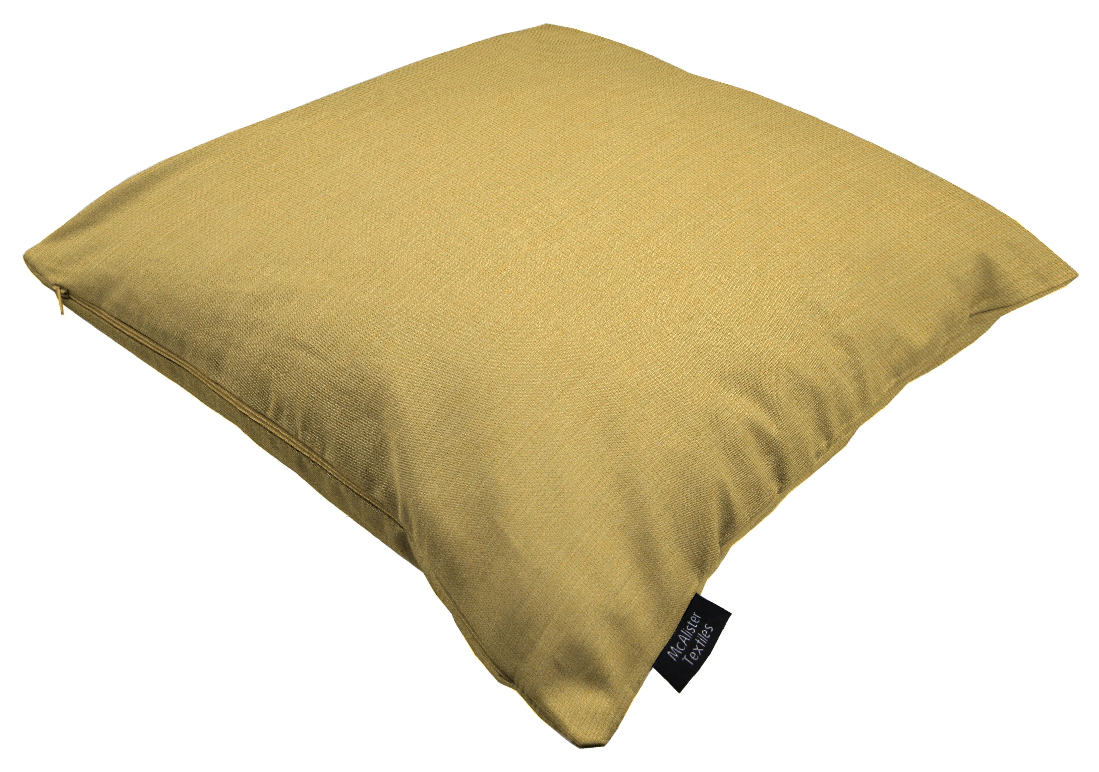 Capri Ochre Yellow Plain Cushion