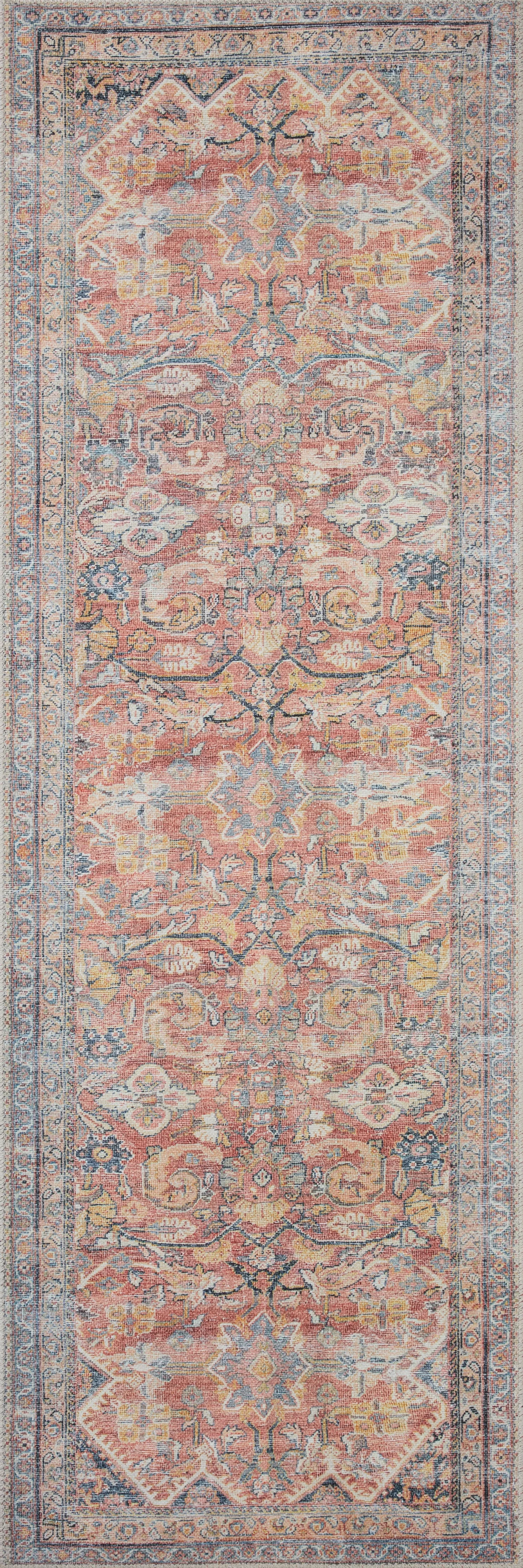 Cara Blue/Rust Rug