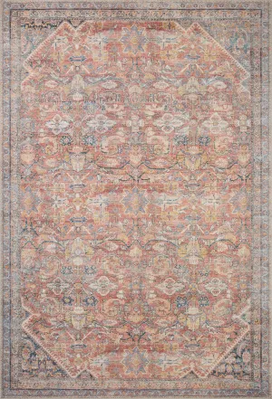Cara Blue/Rust Rug