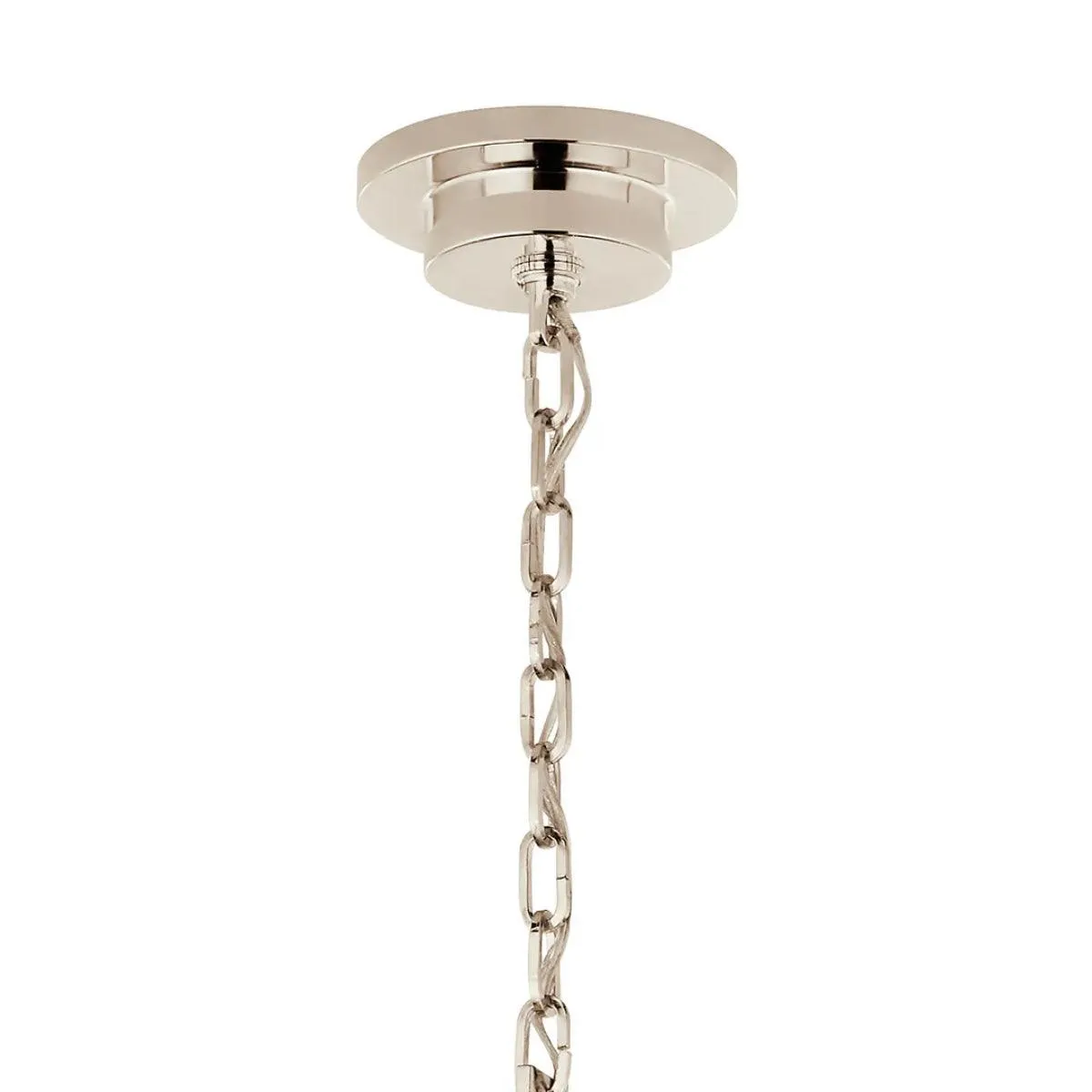Carrick 41" 8-Light Chandelier 1-Tier, Polished nickel Finish