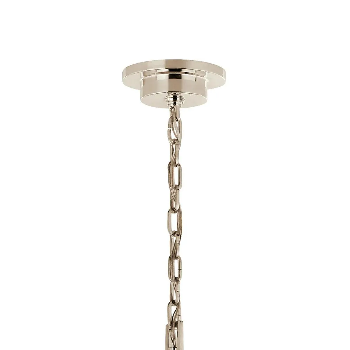 Carrick 54" 10-Light Chandelier 1-Tier, Polished nickel Finish