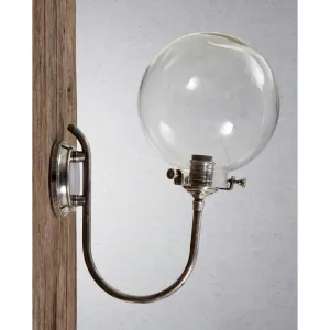 Catalina Wall Lamp in Antique Silver