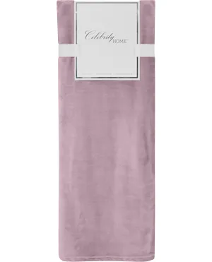 Celebrity Home Super Plush Mauve Hanging Throw - 50"x70"