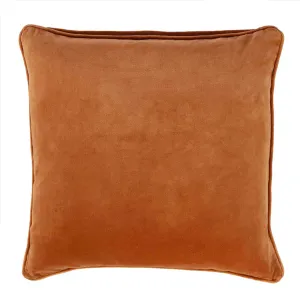 Chelsea Velvet Cushion (Brown) - 50 x 50cm