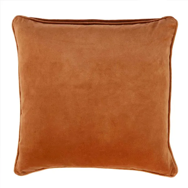 Chelsea Velvet Cushion (Brown) - 50 x 50cm