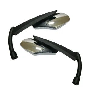 Cipa USA 01904 Motorcycle Classic Knife Blade Style Mirror Kit