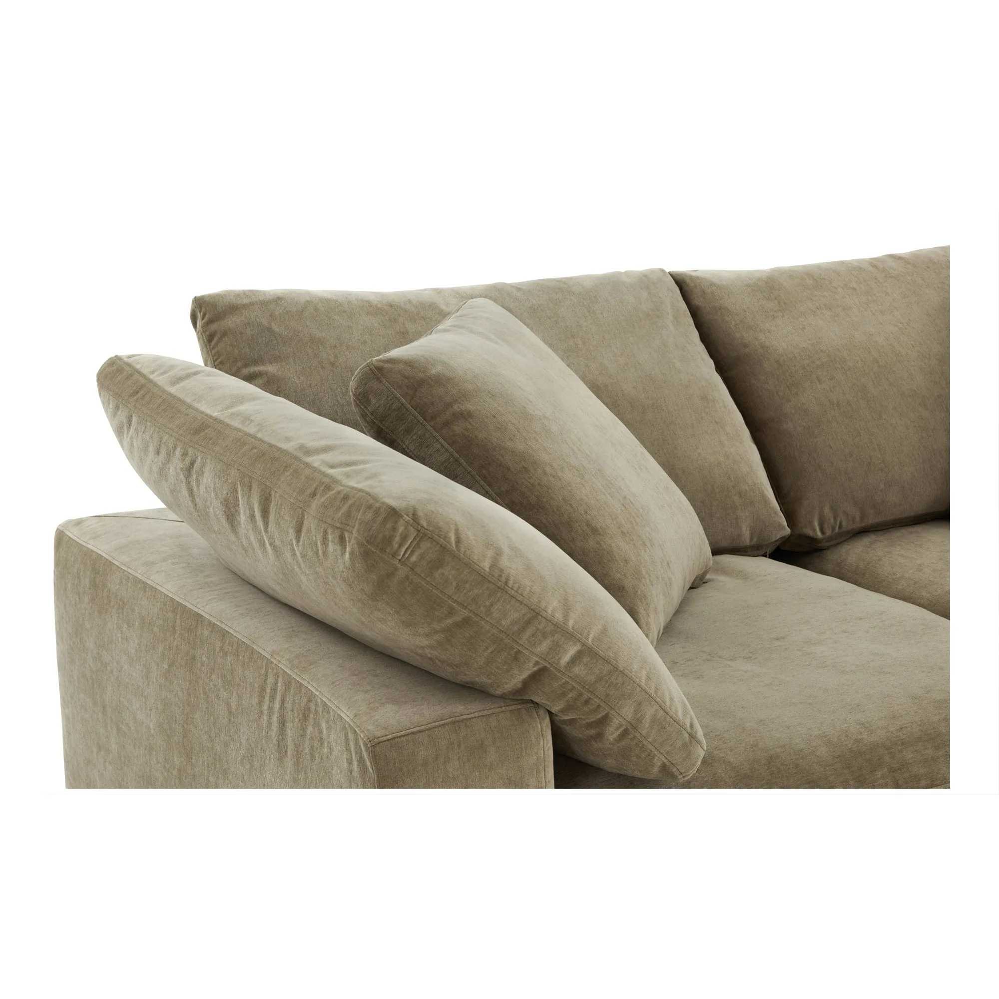Clay Classic L Modular Sectional Performance Fabric Desert Sage