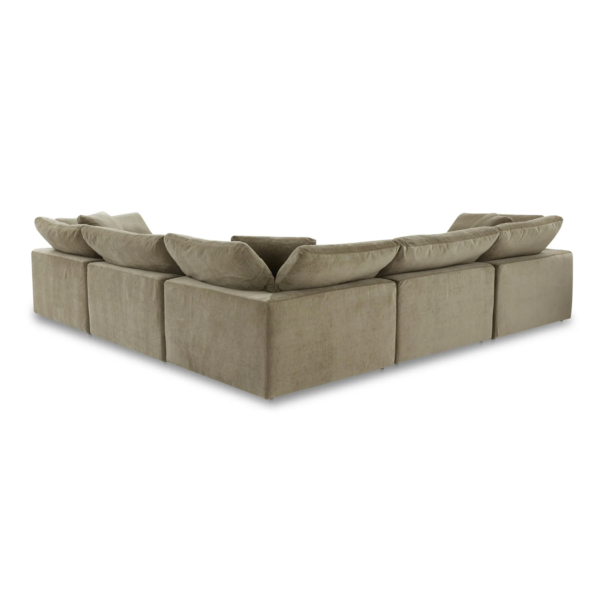 Clay Classic L Modular Sectional Performance Fabric Desert Sage