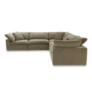 Clay Classic L Modular Sectional Performance Fabric Desert Sage