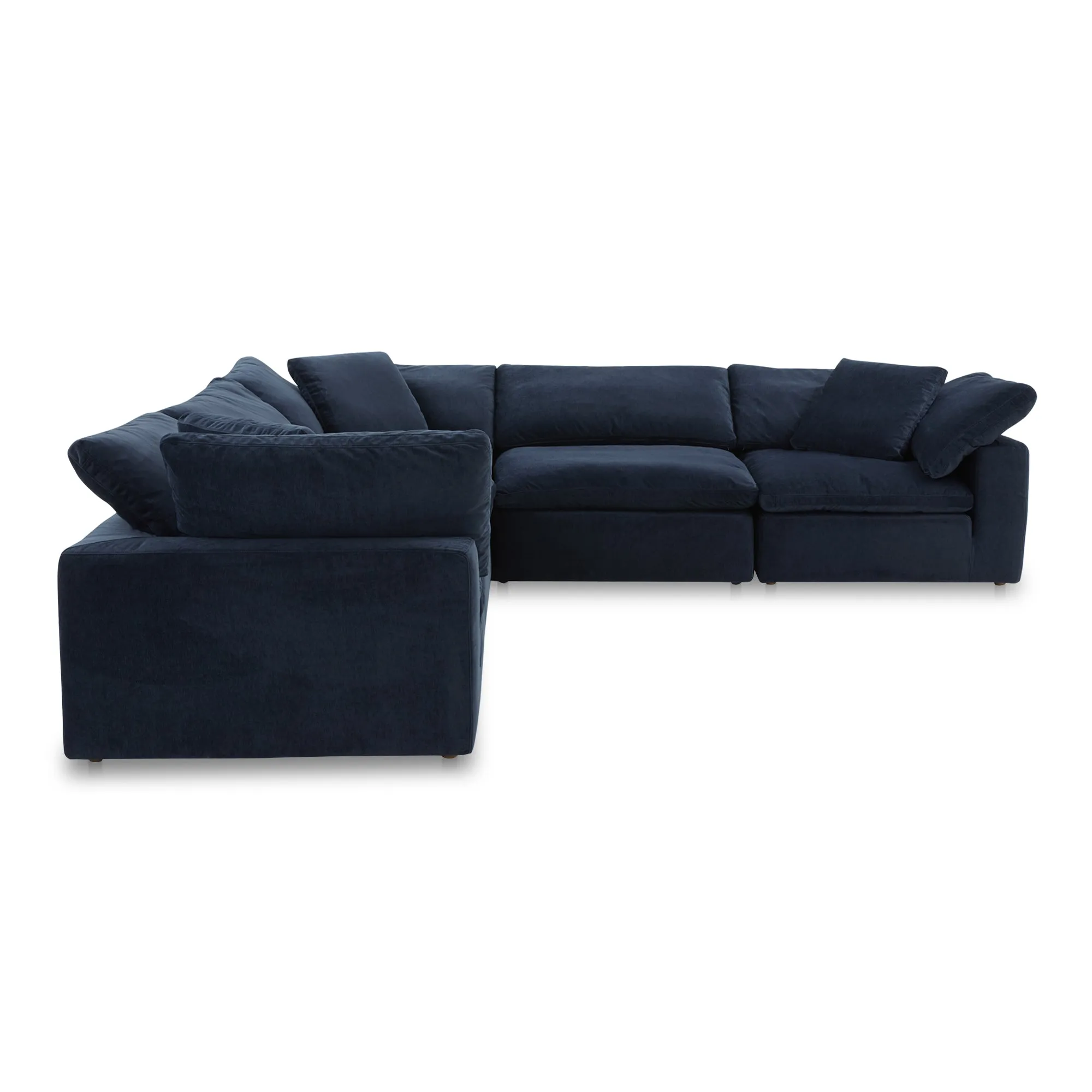 Clay Classic L Modular Sectional Performance Fabric Nocturnal Sky