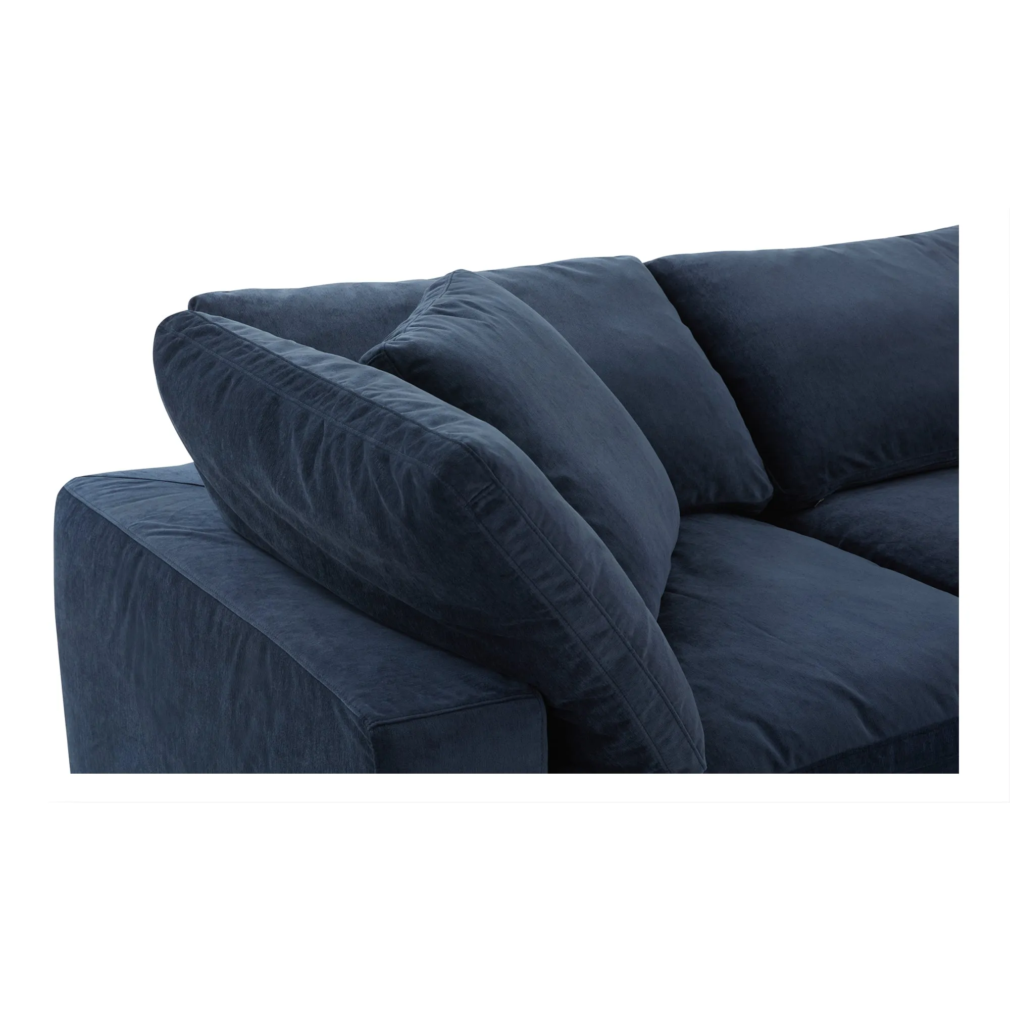 Clay Classic L Modular Sectional Performance Fabric Nocturnal Sky