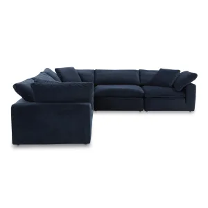 Clay Classic L Modular Sectional Performance Fabric Nocturnal Sky