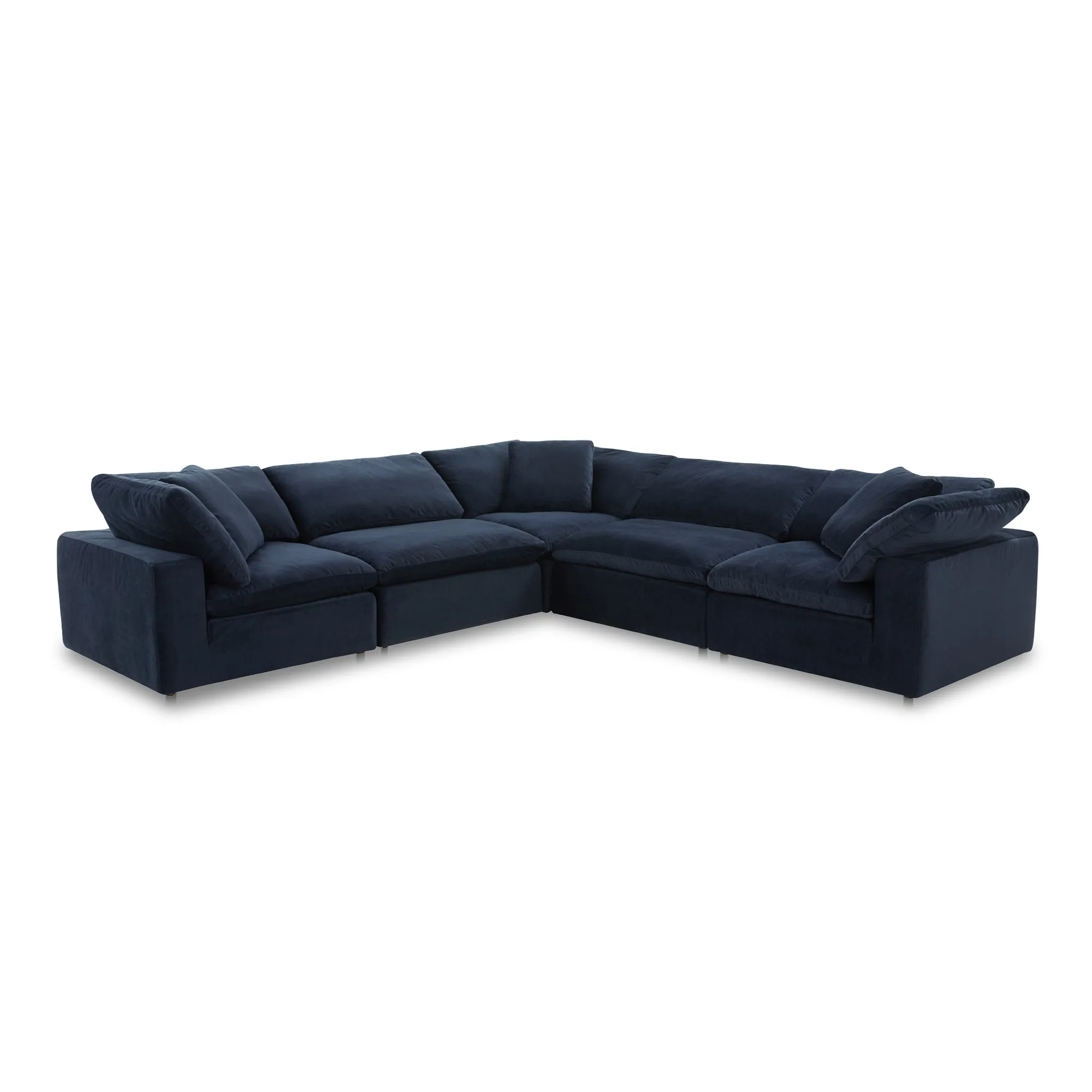 Clay Classic L Modular Sectional Performance Fabric Nocturnal Sky