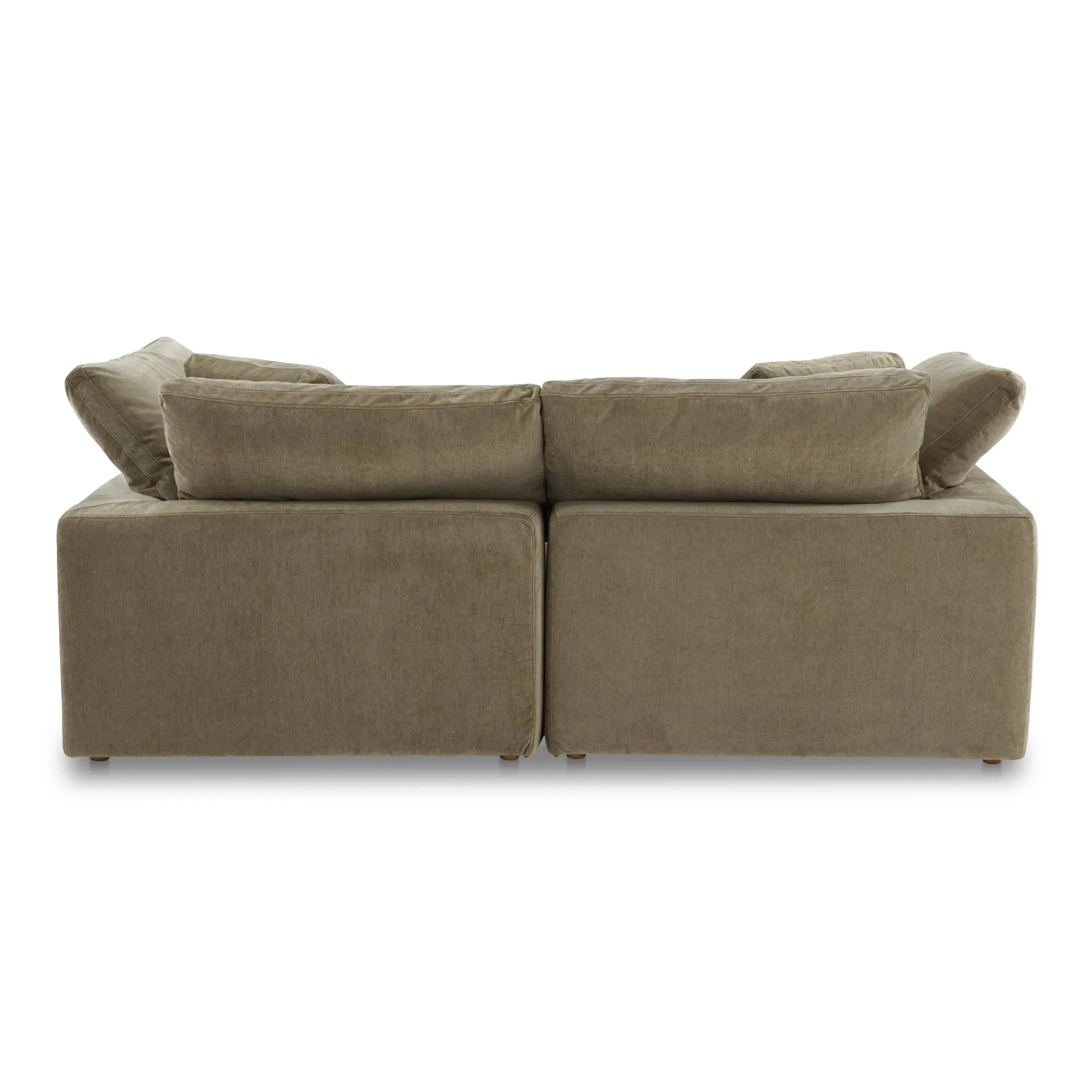 Clay Nook Modular Sectional Performance Fabric Desert Sage