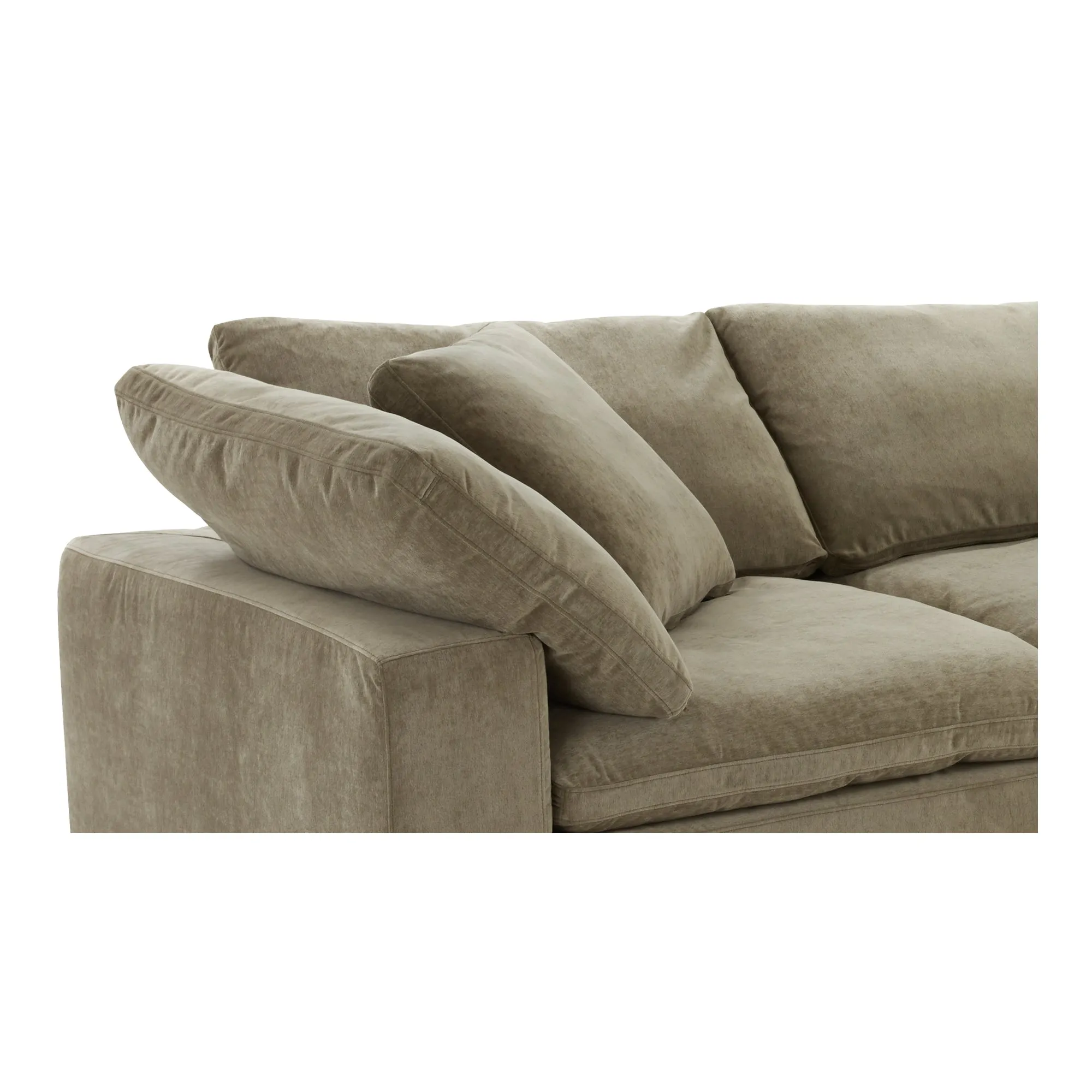 Clay Nook Modular Sectional Performance Fabric Desert Sage