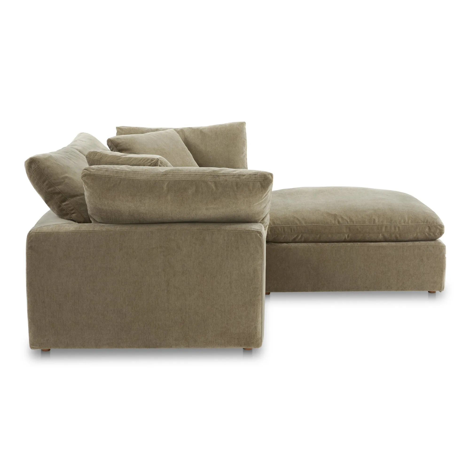 Clay Nook Modular Sectional Performance Fabric Desert Sage