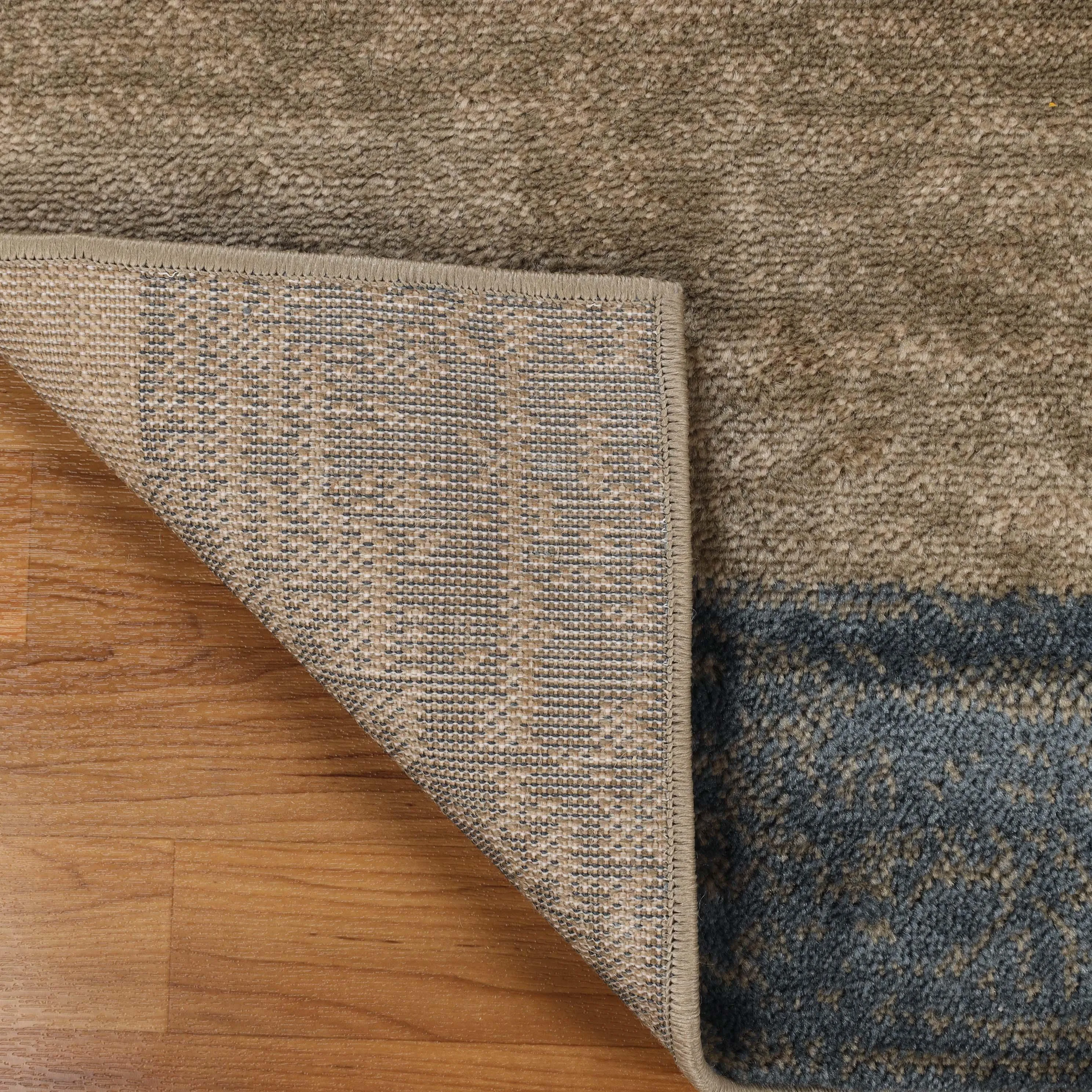 Clifton Geometric Color Block Plush Indoor Area Rug or Runner Rug