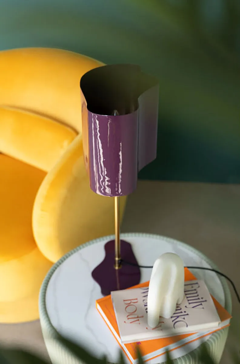 Cloudy Oval Table Lamp