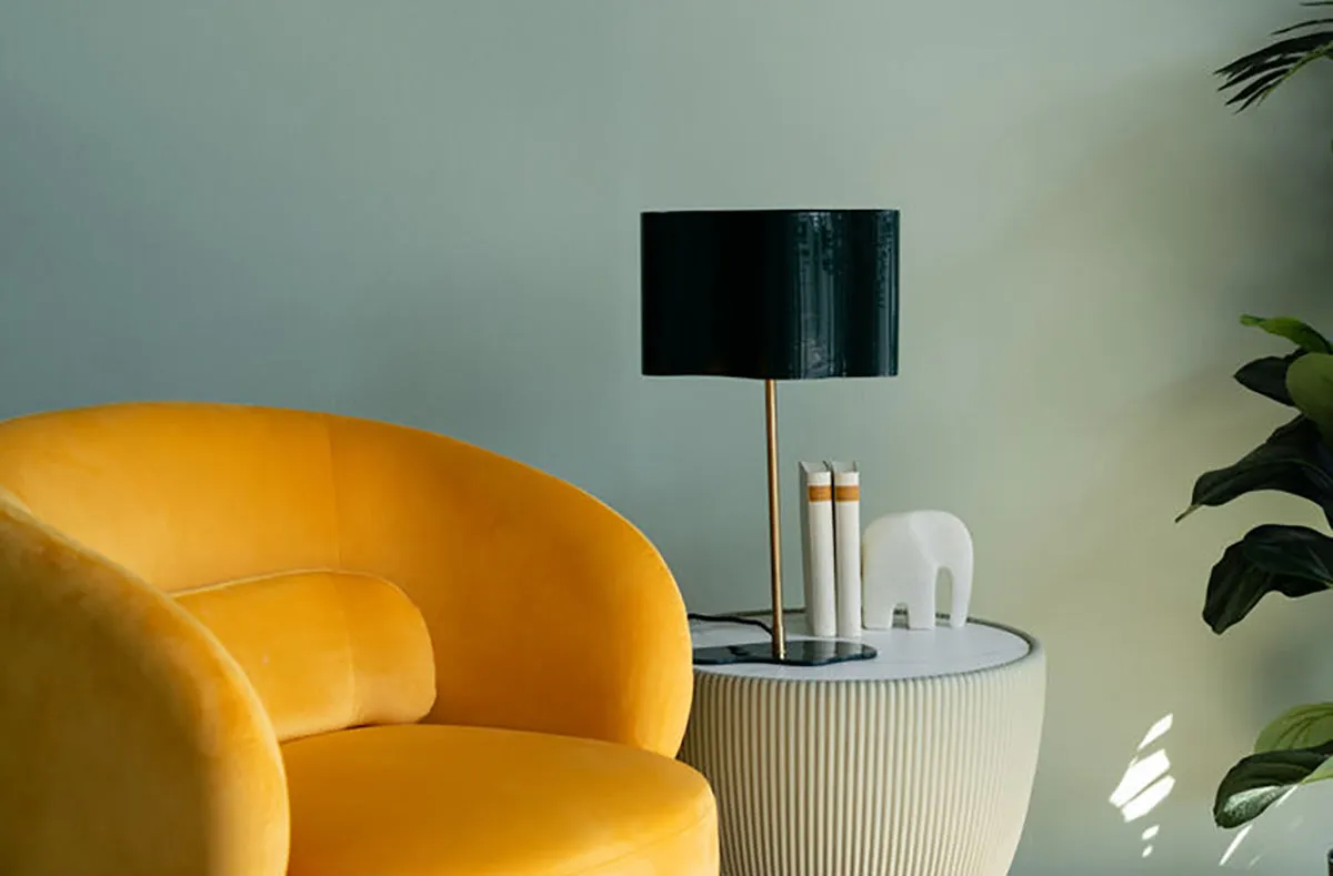 Cloudy Oval Table Lamp