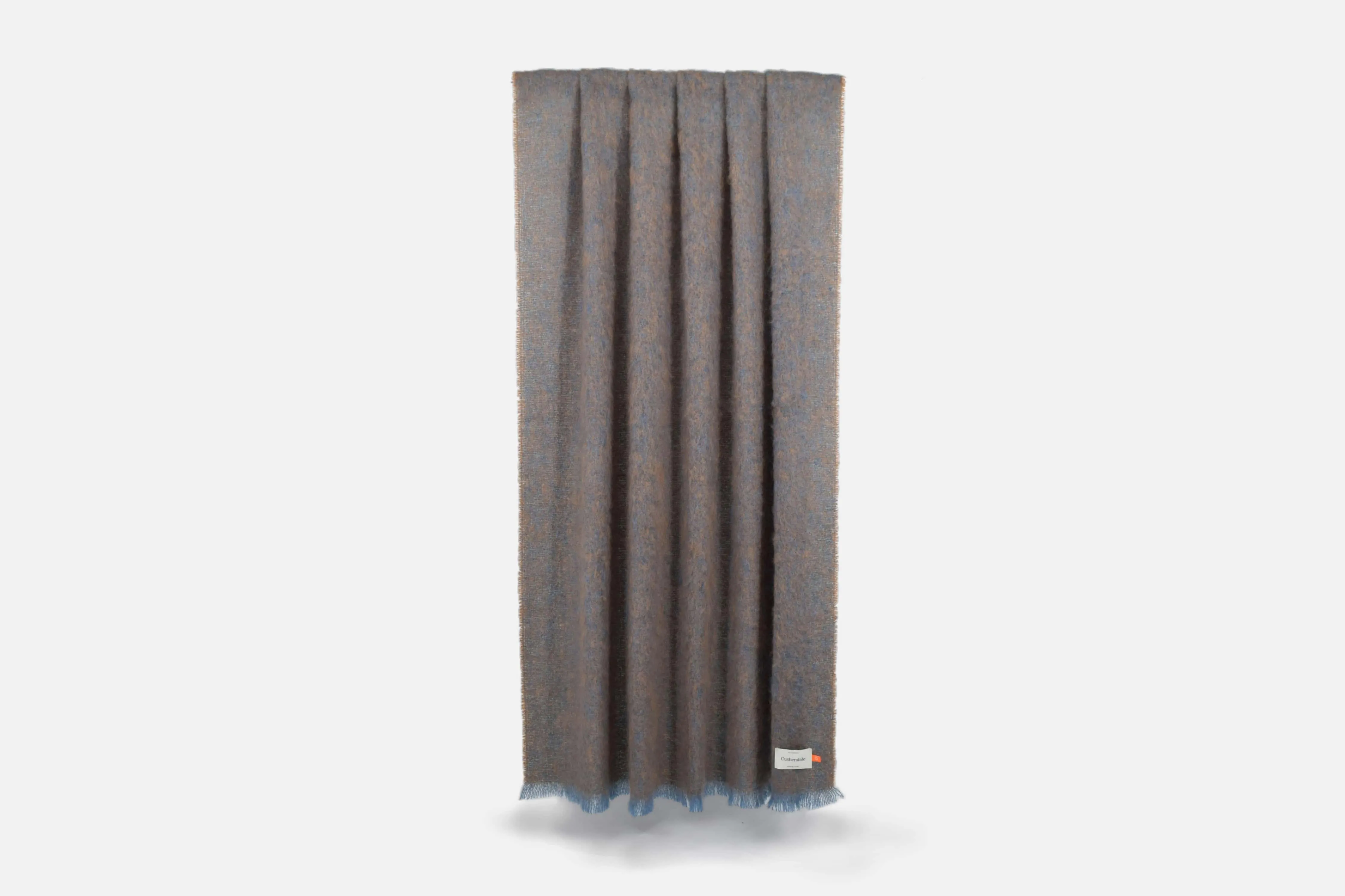 Cocoa Clash Mohair Throw Blanket