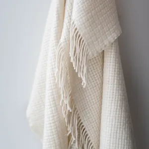 Cocoon Cashmere Merino Throw - Cream